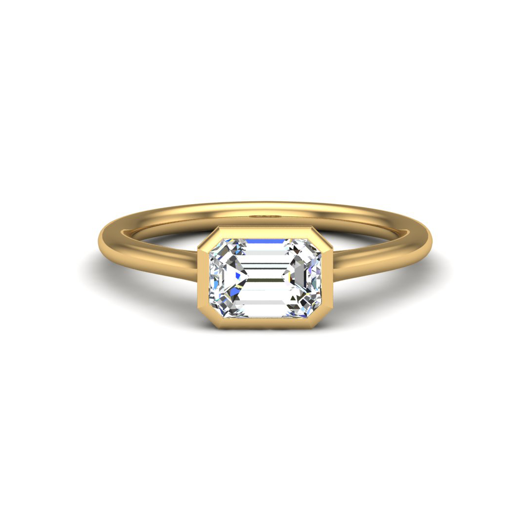 Harper Bezel Cathedral Solitaire